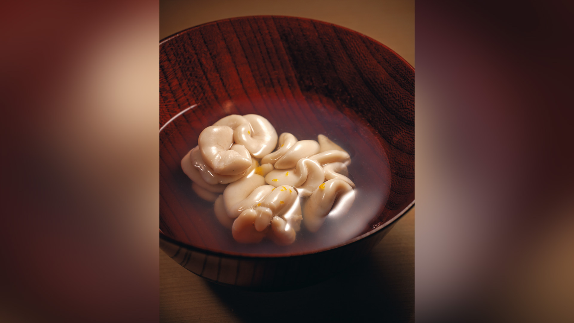 『西麻布 鮨 真』：「真鱈の白子」（おまかせ￥33,000より一例）