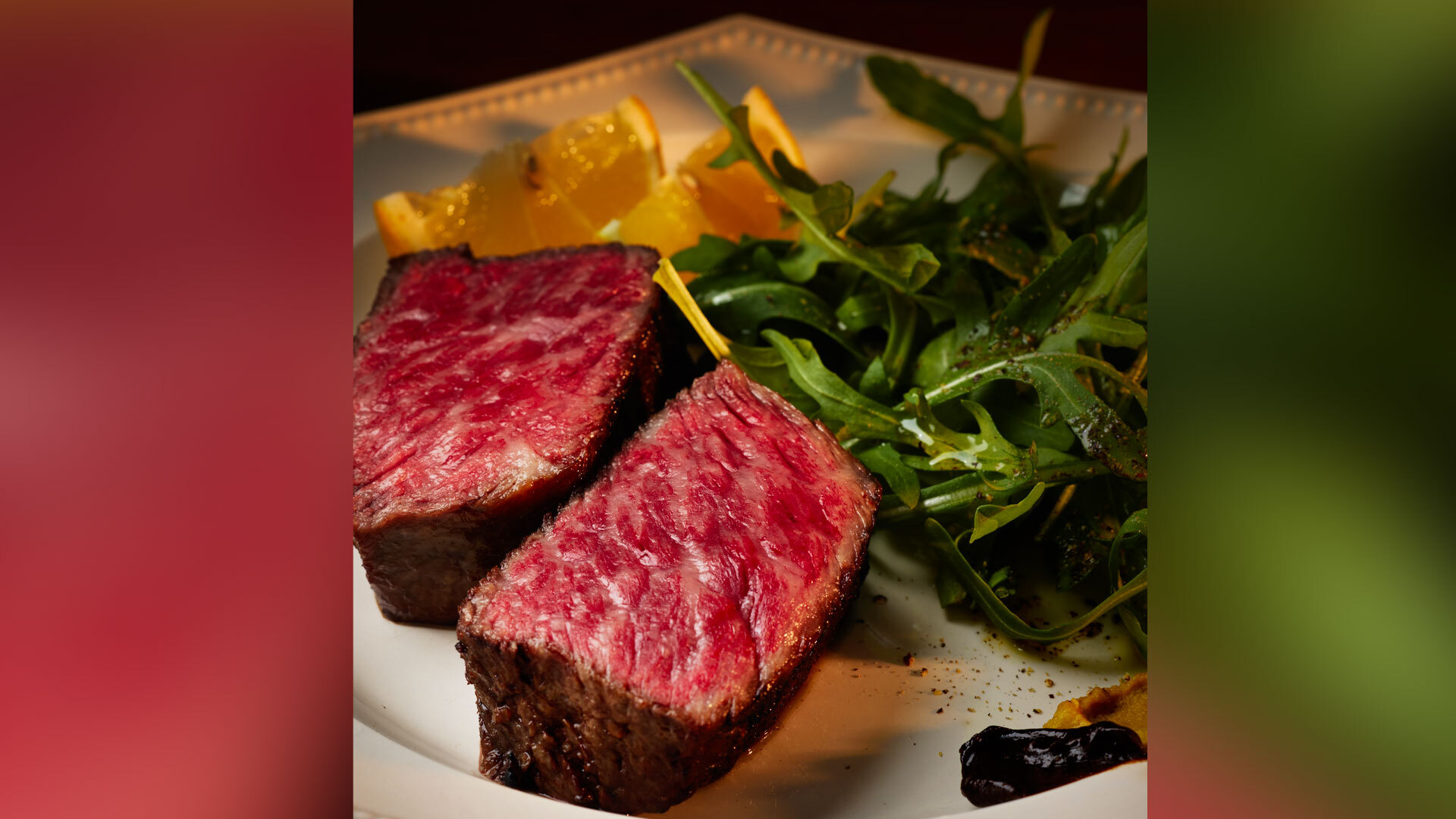 『akao』：る「山形産 山形牛 ランプ」￥7,400