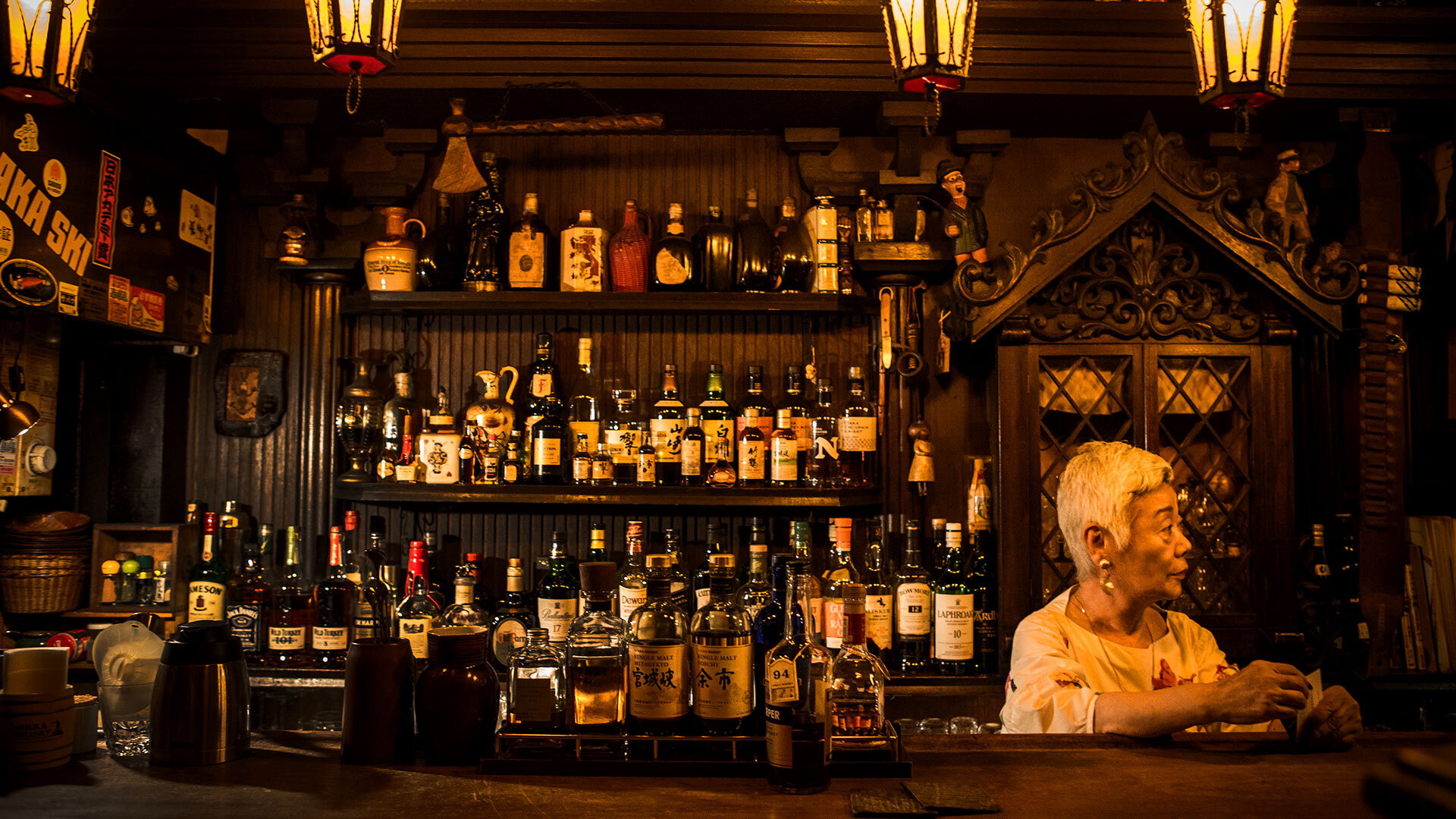 『あるぷ』：ママの筒井喜和子さん