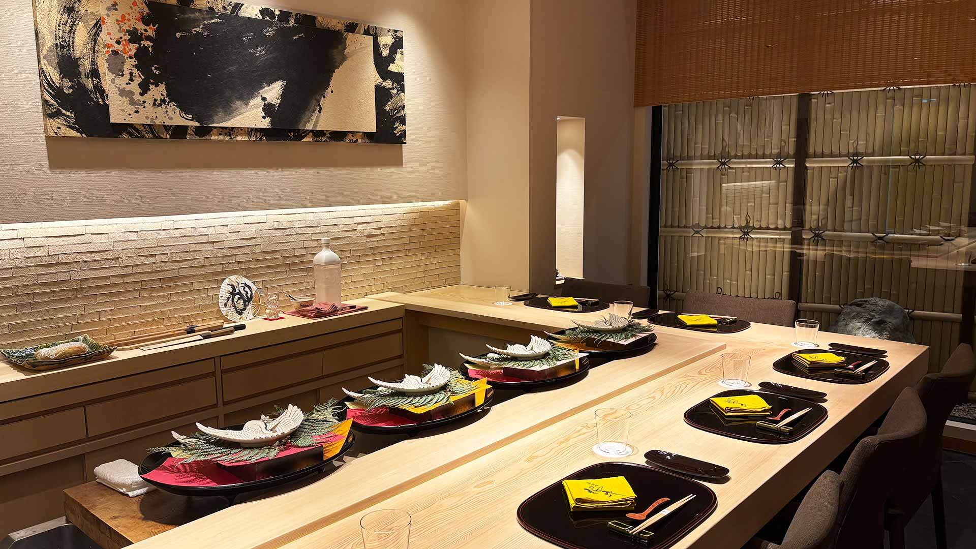 『白金台 桜井』：店内