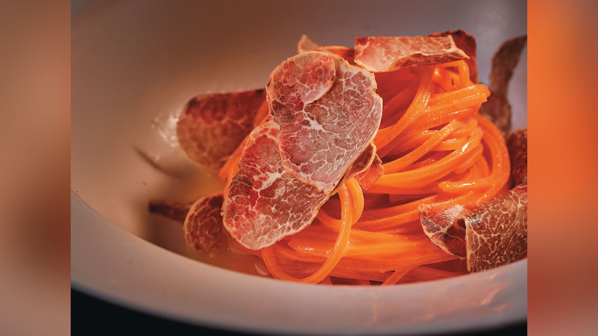 『Firmamento（フィルマメント）』：「スッポンと白トリュフのタヤリン」