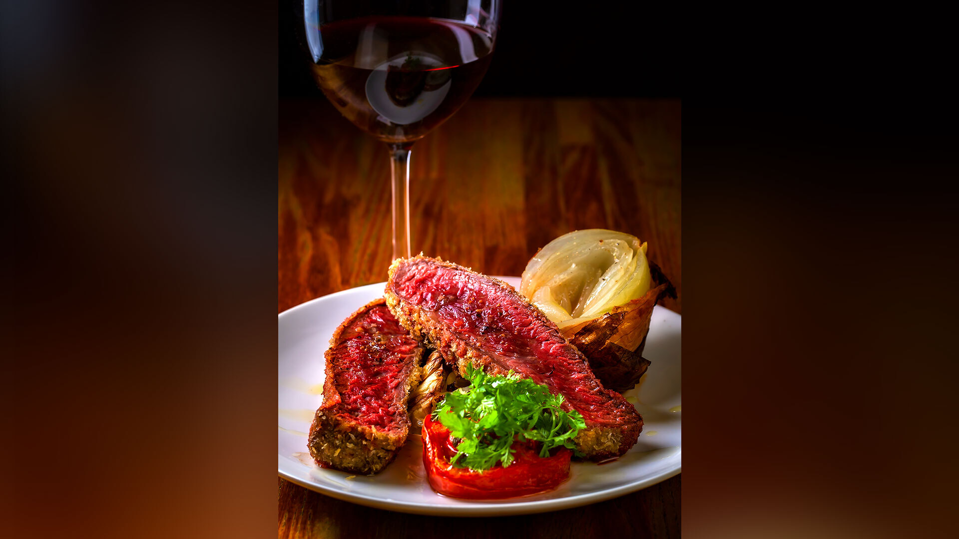 『グラマシー テーブル』：「牛ハラミのカツレツ」4,600円