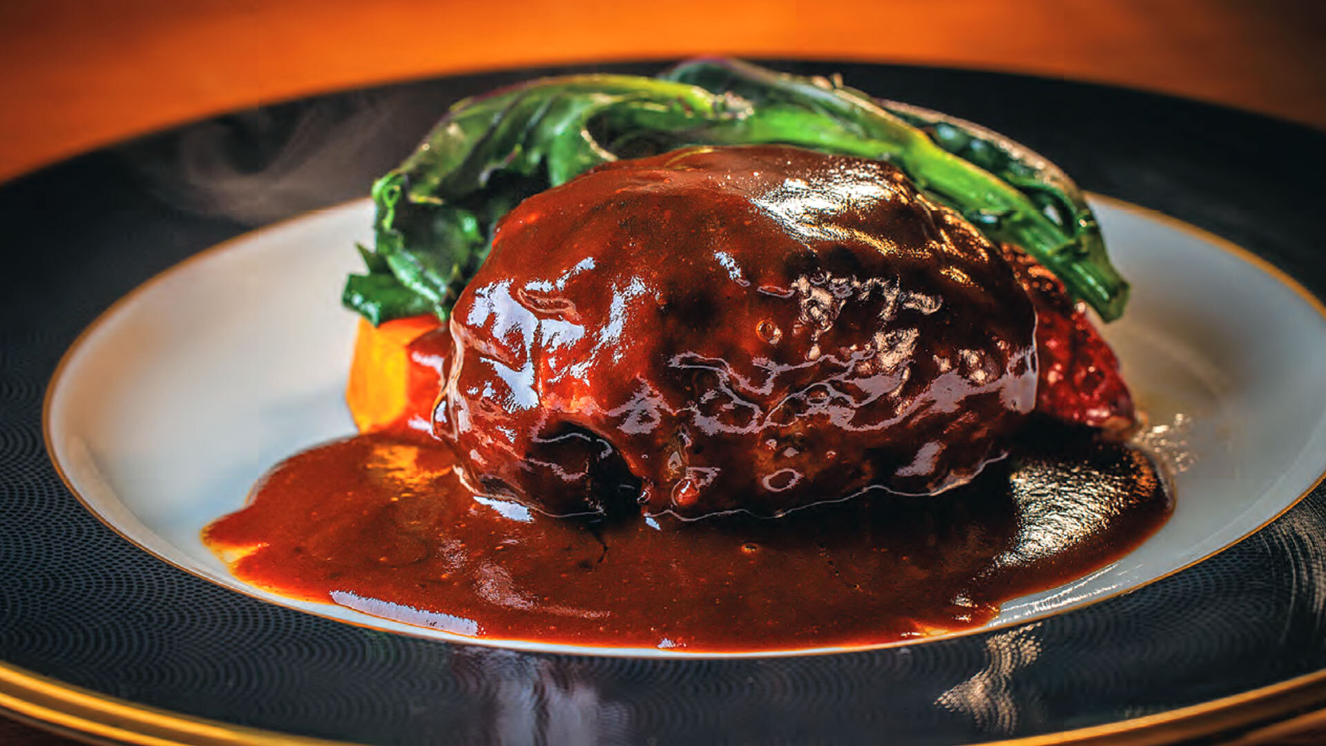 『洋食レストラン marronnier（マロニエ）』：「和牛ハンバーグ ～デミグラスソース～」