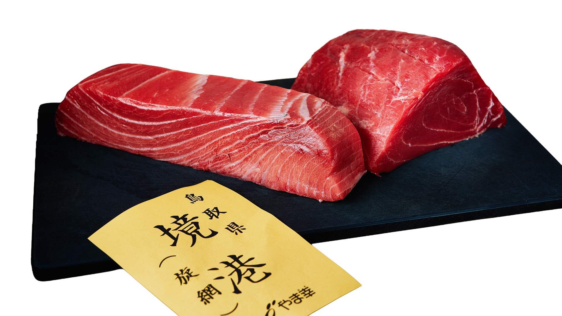 『JIBI』：やま幸から仕入れたまぐろの一例