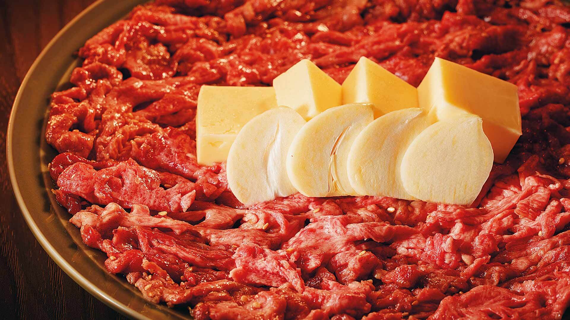 『ガリバタうし松』：「ガリバタタン」￥1,540（写真は4人前）