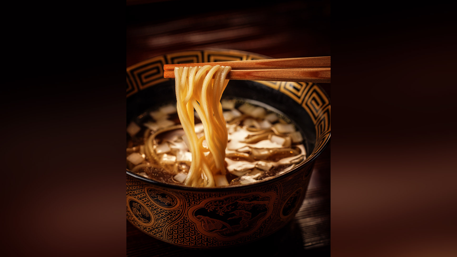 『海と野』：おまかせコース￥38,500より「すっぽんラーメン」