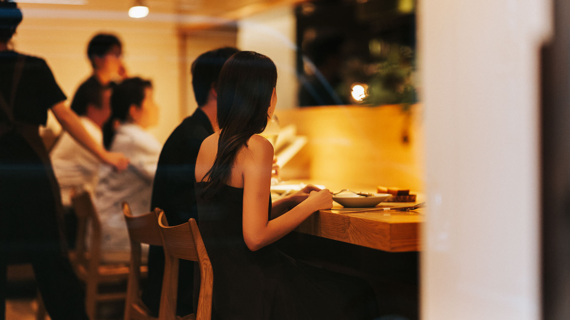 『古澤亭』：店内