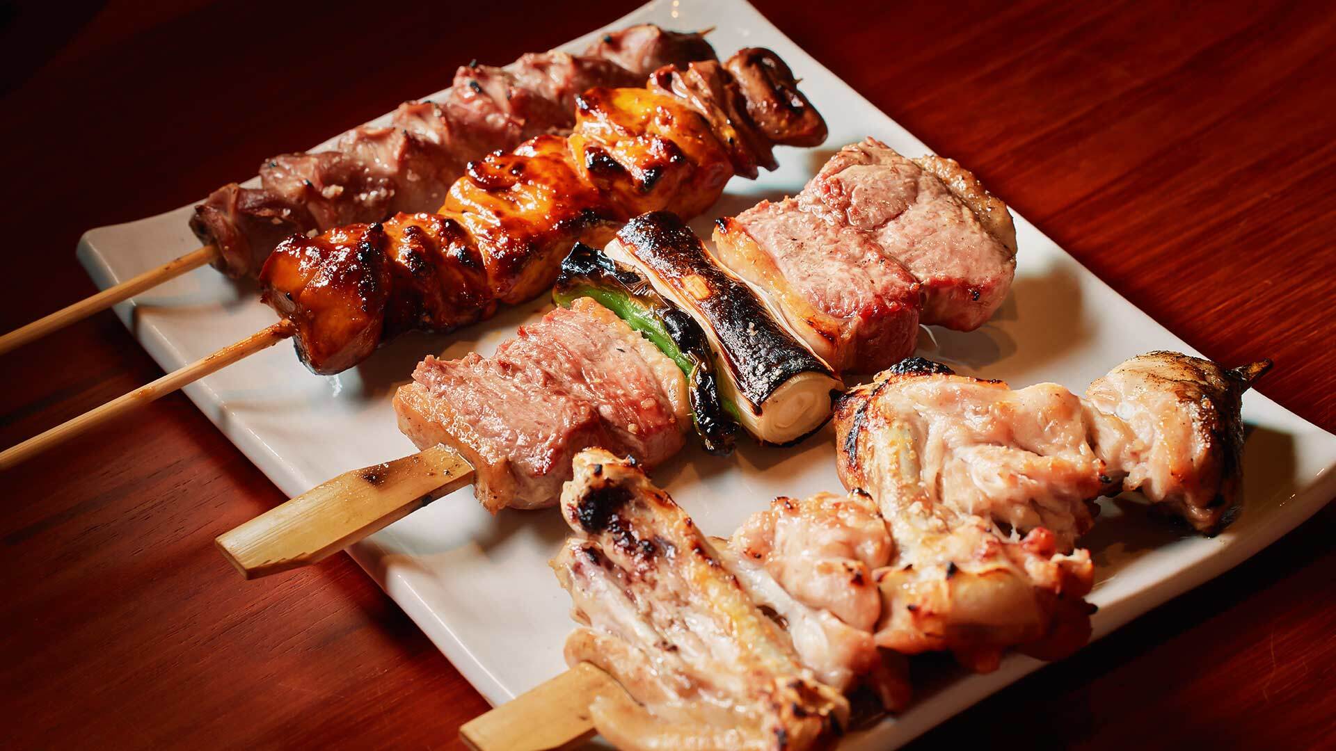 『伊勢廣 赤坂山王店』：焼き鳥の一例