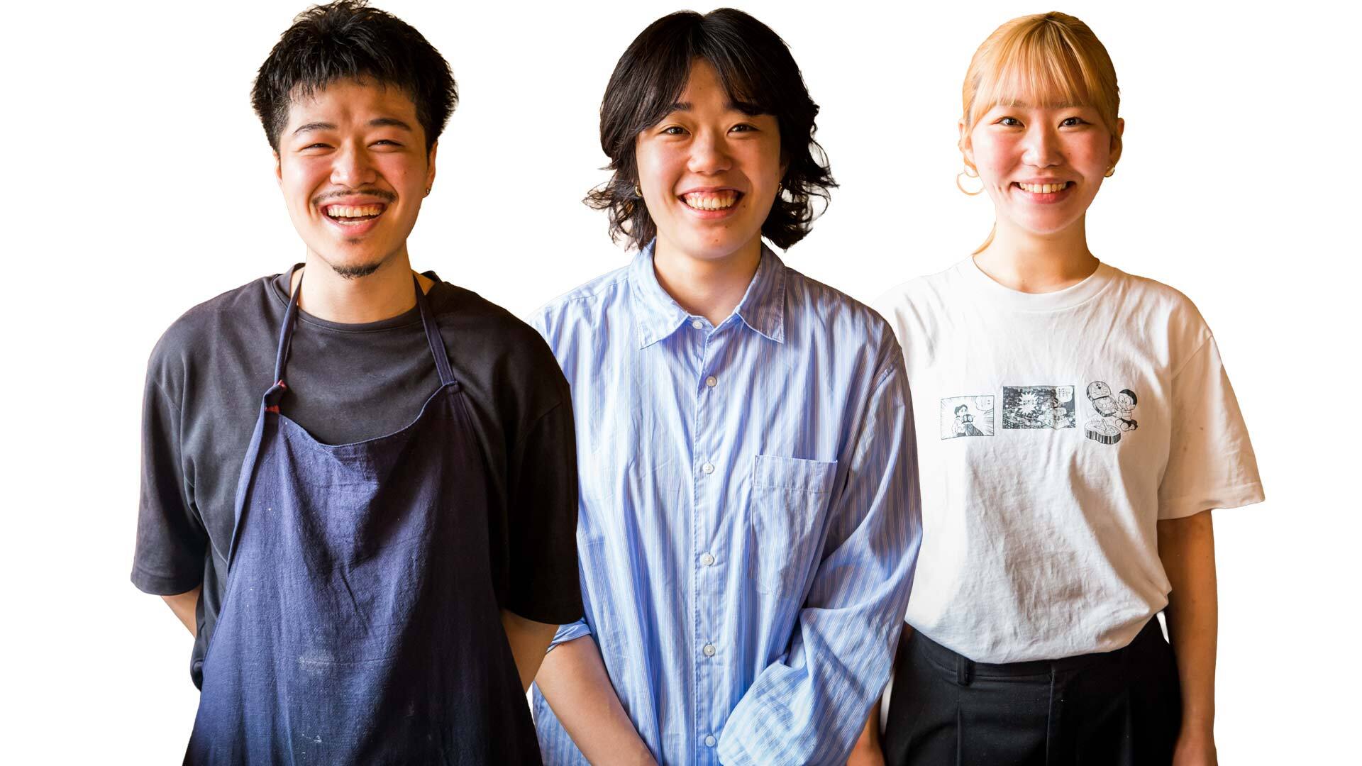 『neo』：店長（中央）とスタッフ