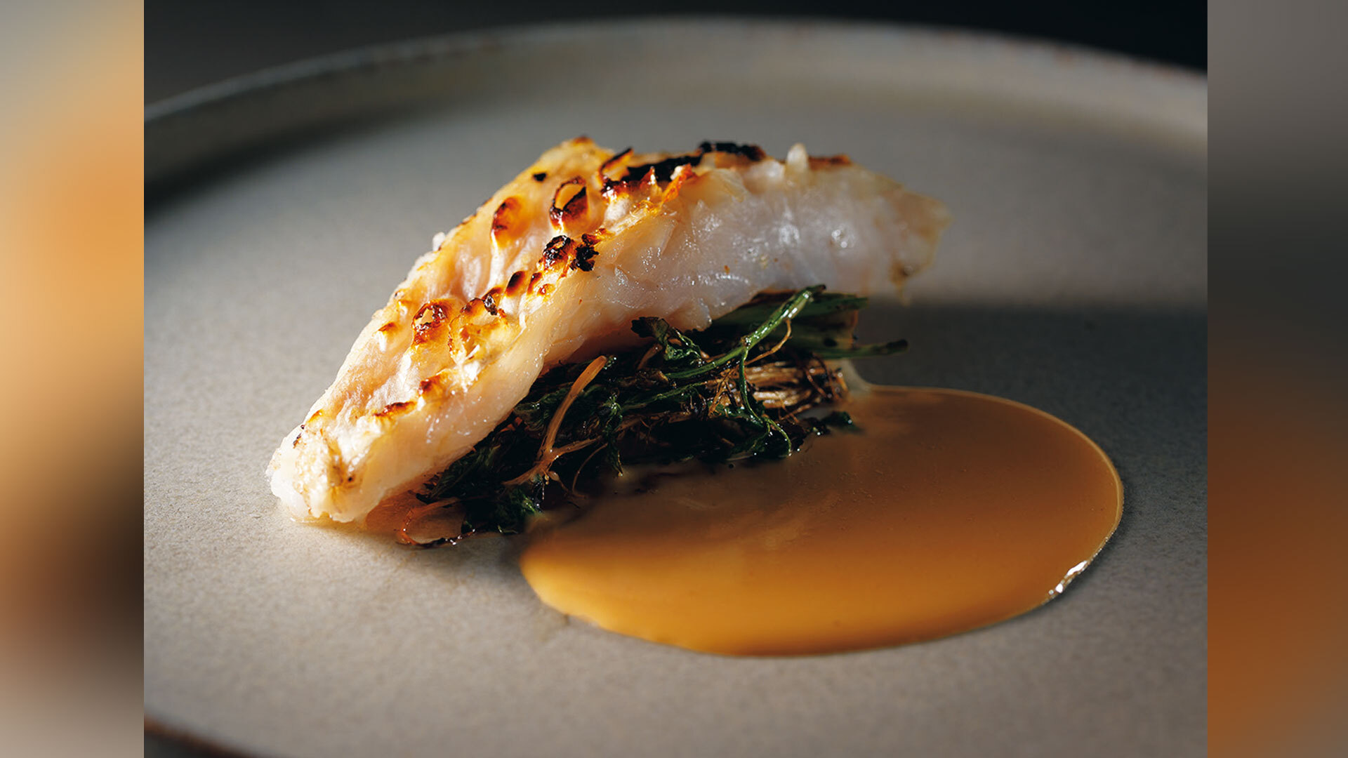 『arbreims（アルブランス）』：コースより「愛媛 藤本さんの白甘鯛、カブと田ゼリ」