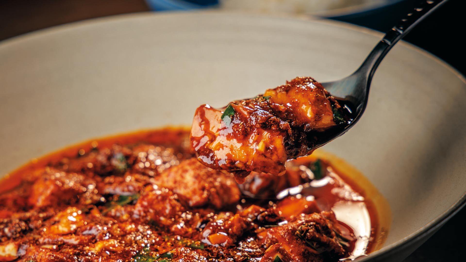 『KANTA』：おまかせコースより「麻婆豆腐」