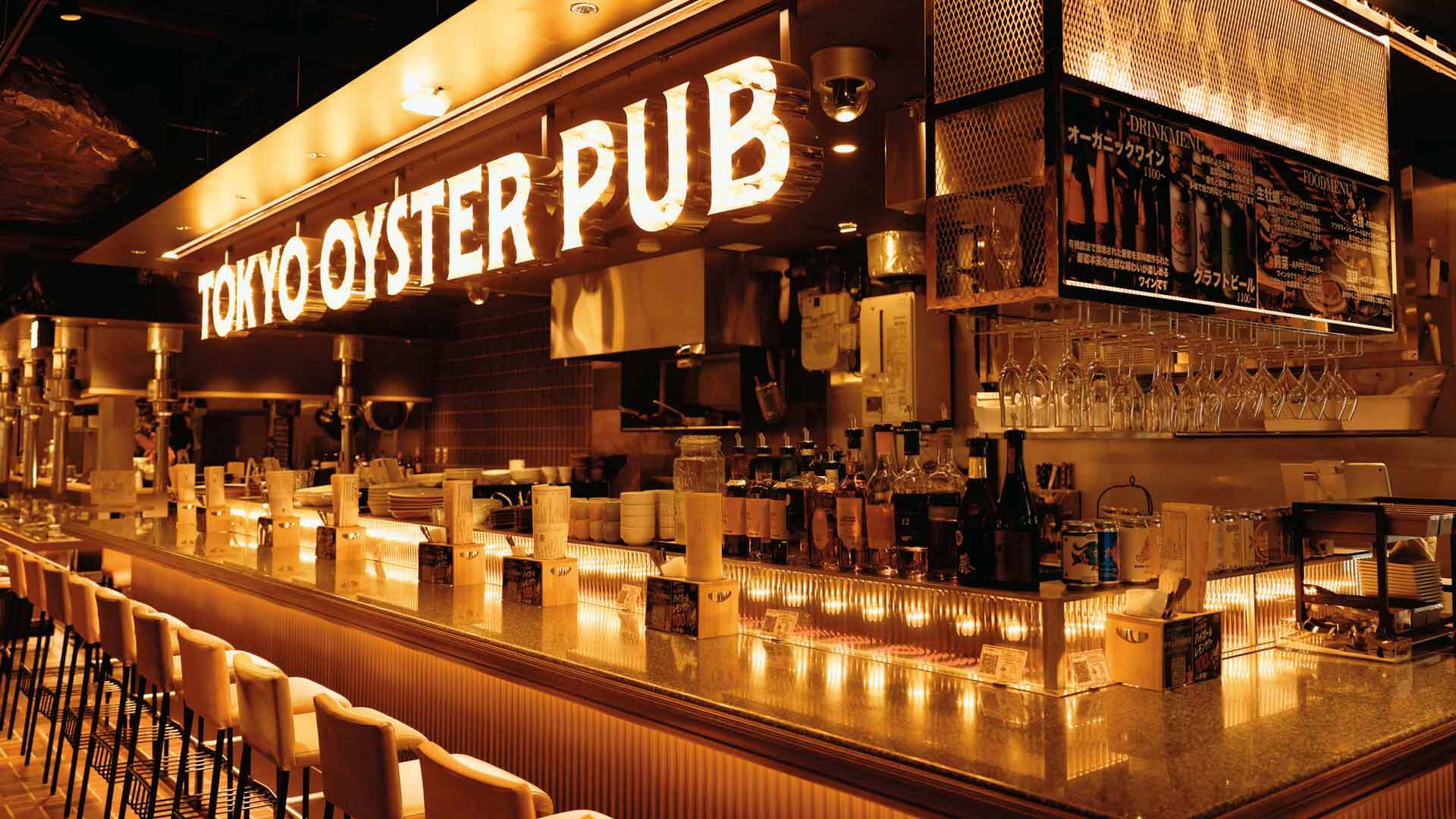 『TOKYO Oyster PUB akasaka』：内観