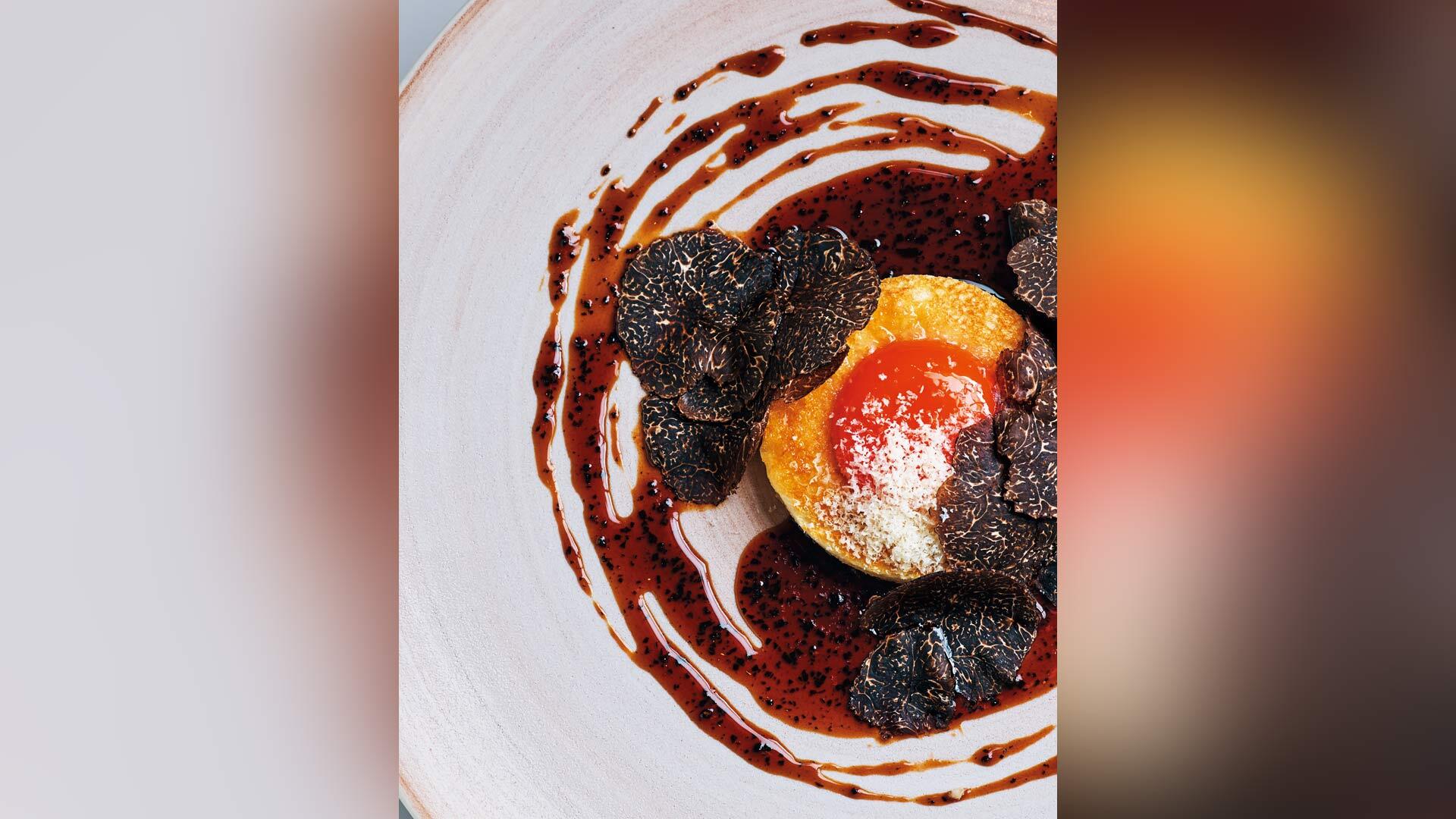 『マルゴット・エ・バッチャーレ』：コースより「目玉焼きトースト」