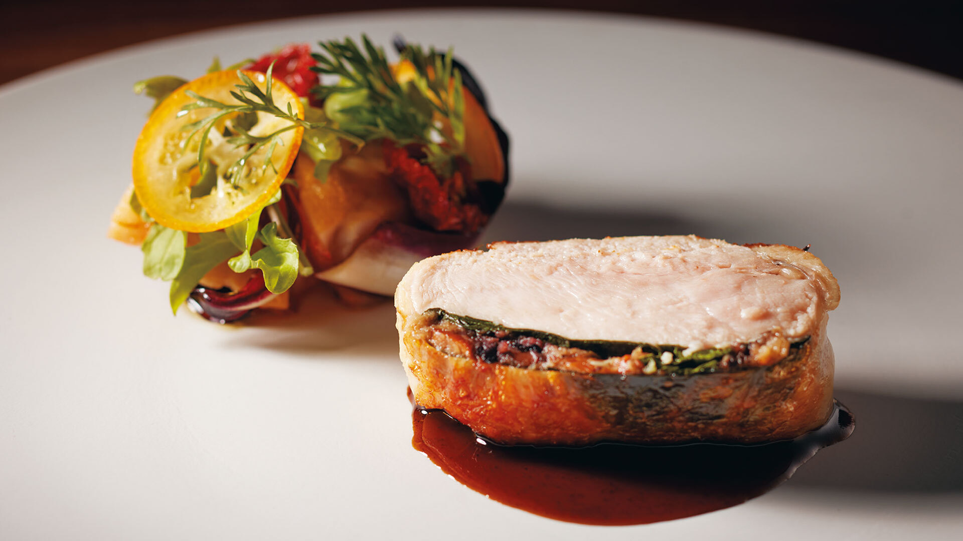 『ORIGINe』：スペシャリテコースより「石黒さんのほろほろ鳥」