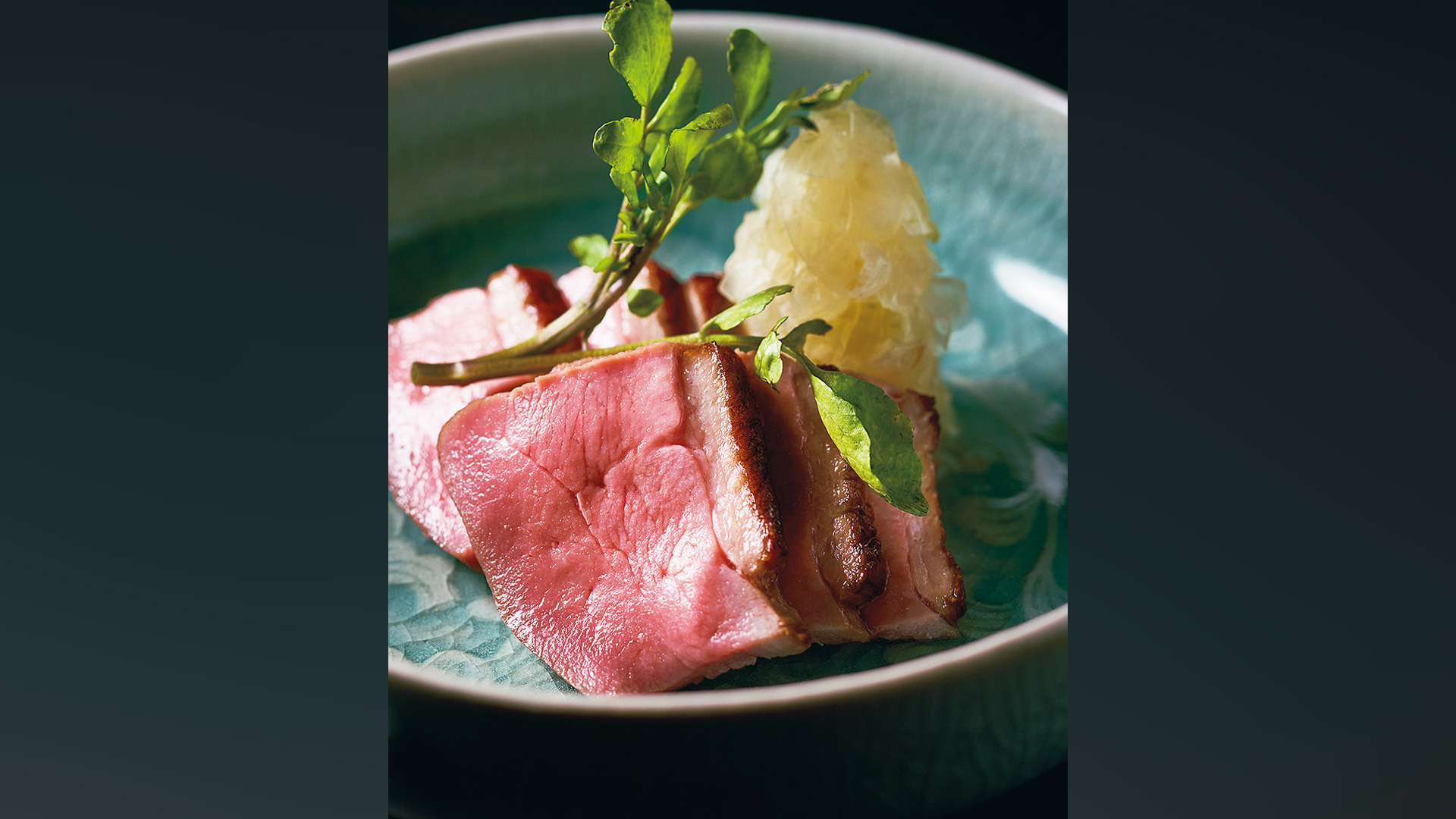 『実朴（みぼく）』：「鴨焼 きロース」￥3,850