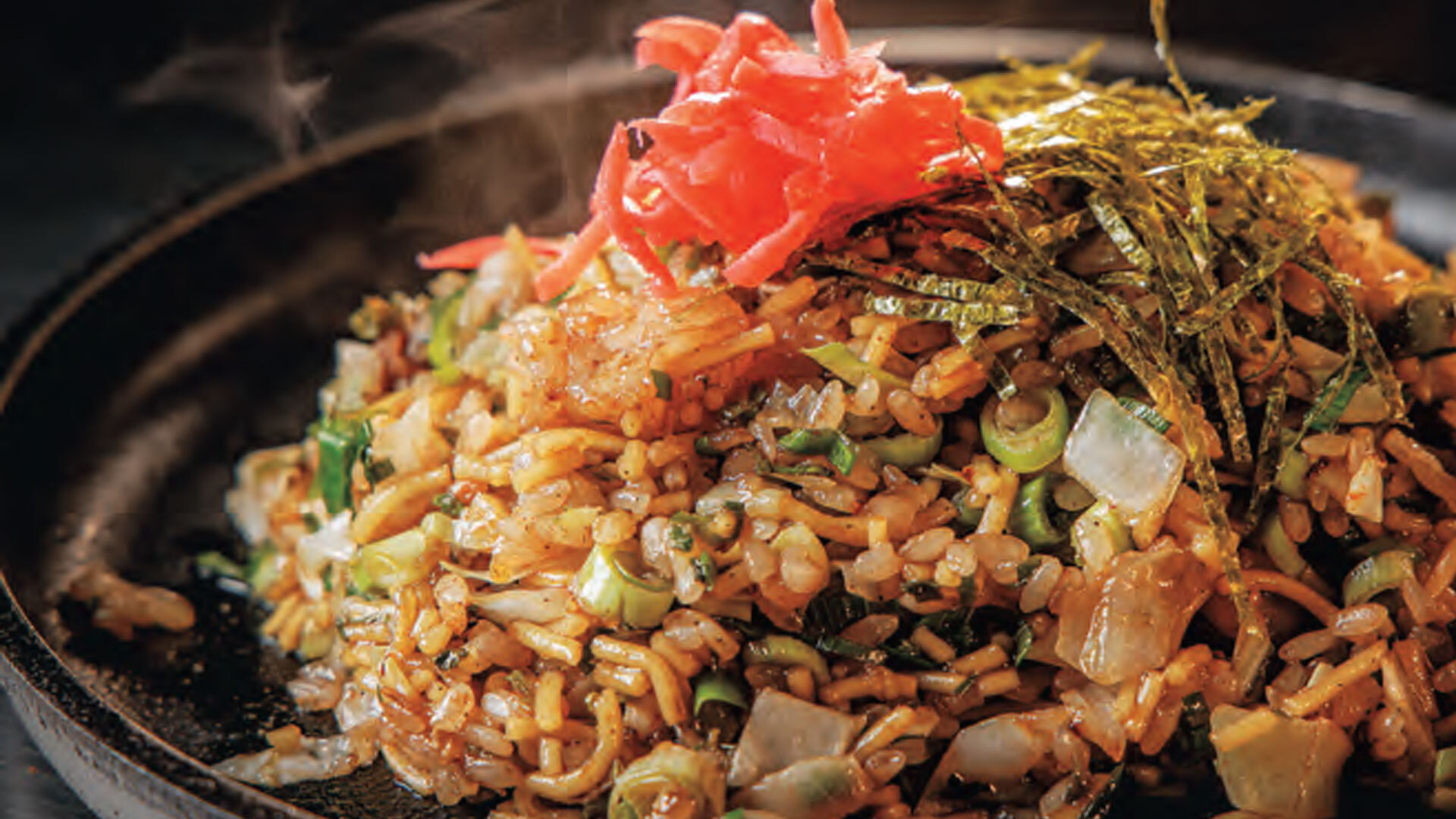 『お好み焼き いまり 奥恵比寿』：「豚そばめし」￥1,400