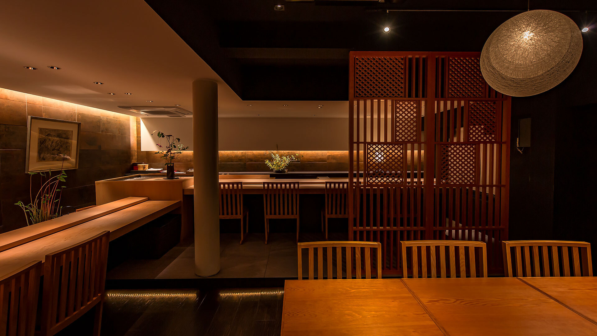 『SUSHI B GINZA』：店内