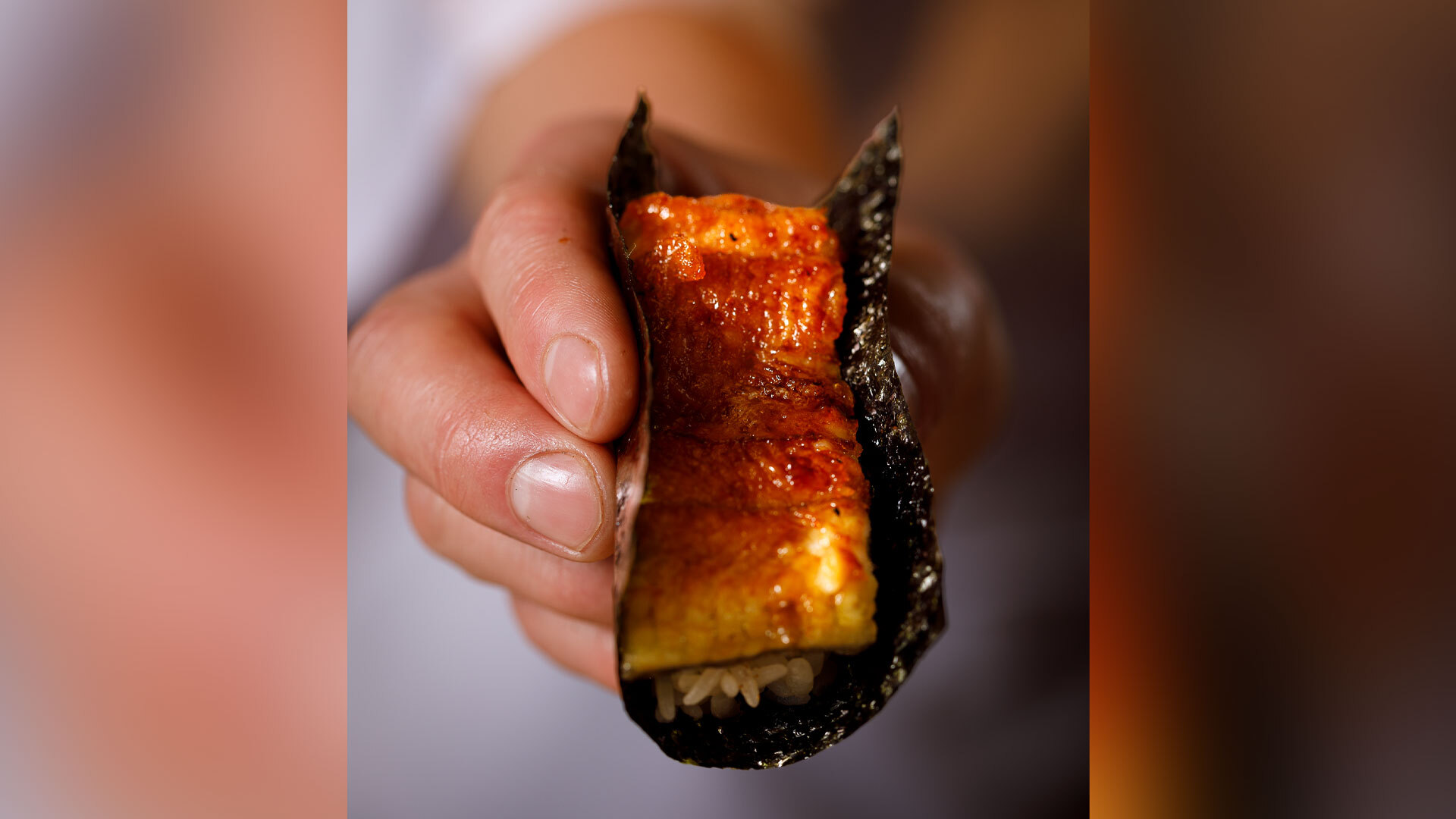 『鮨せい大』：おまかせコース￥22,000より「鰻の海苔巻き」