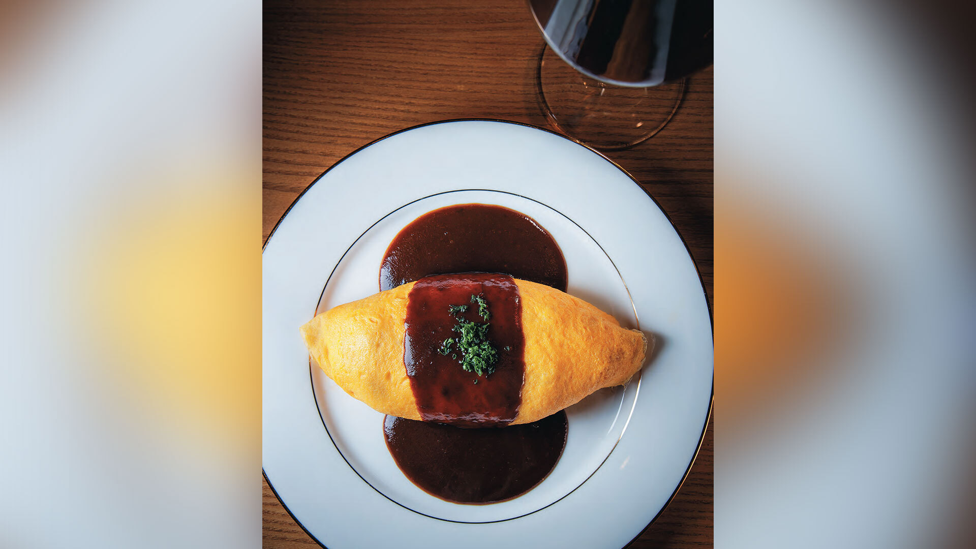 『洋食レストラン marronnier（マロニエ）』：「磨宝卵のミニオムライス～デミグラスソース～」