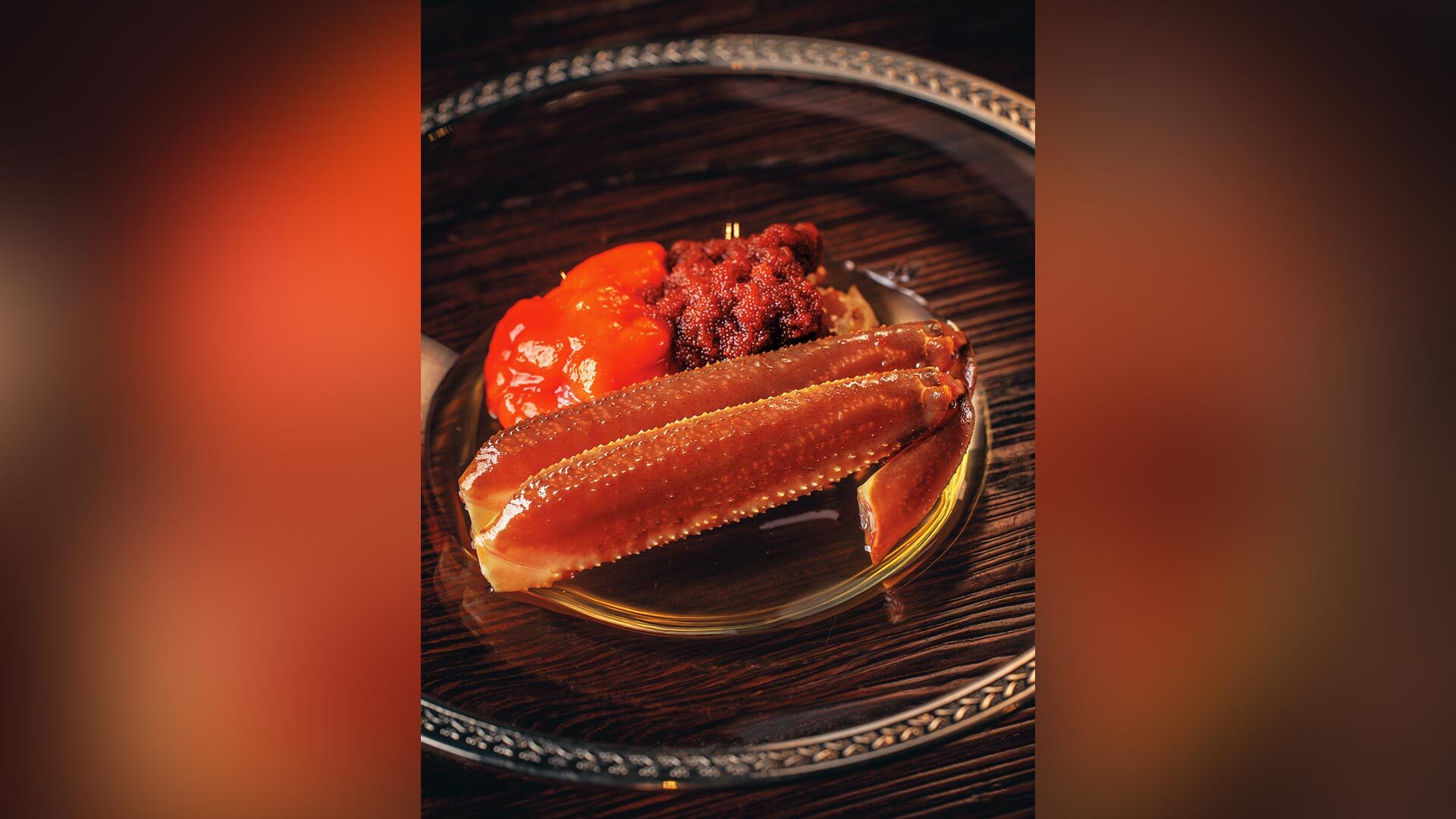 『無題』：「香箱ガニ紹興酒漬け」