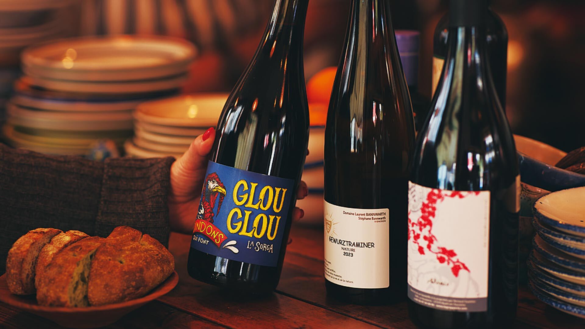 『キッチンかねじょう』：ワインの一例